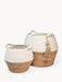 Agora Jar Basket - Natural (Set of 2)category_Decor from KORISSA - SHOPELEOS