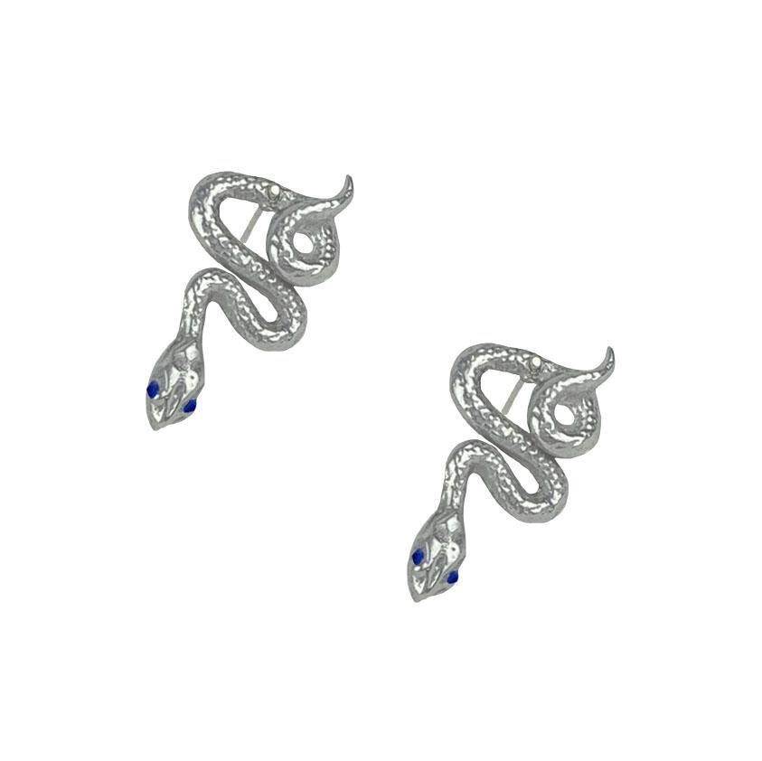 SAPPHIRE SNAKE EARRINGScategory_Accessories from ARTICLE22 - SHOPELEOS