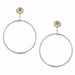 SPHERIC SEED OF LIFE HOOP EARRINGScategory_Accessories from ARTICLE22 - SHOPELEOS
