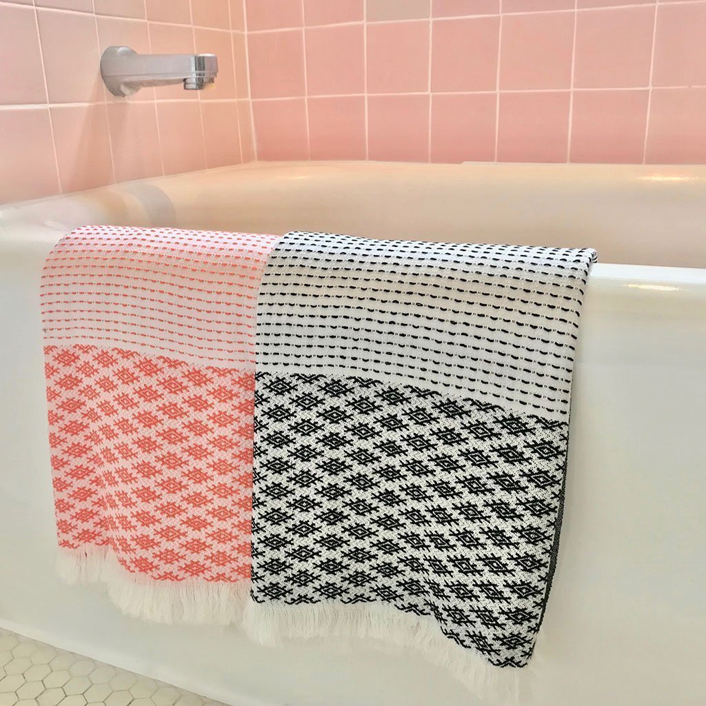 Aztec Stripe Turkish Towelcategory_Bedding & Bath from SLATE + SALT - SHOPELEOS