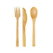 Bamboo Travel Cutlery Setcategory_Kitchen & Dining from Kiwi Eco Box - SHOPELEOS