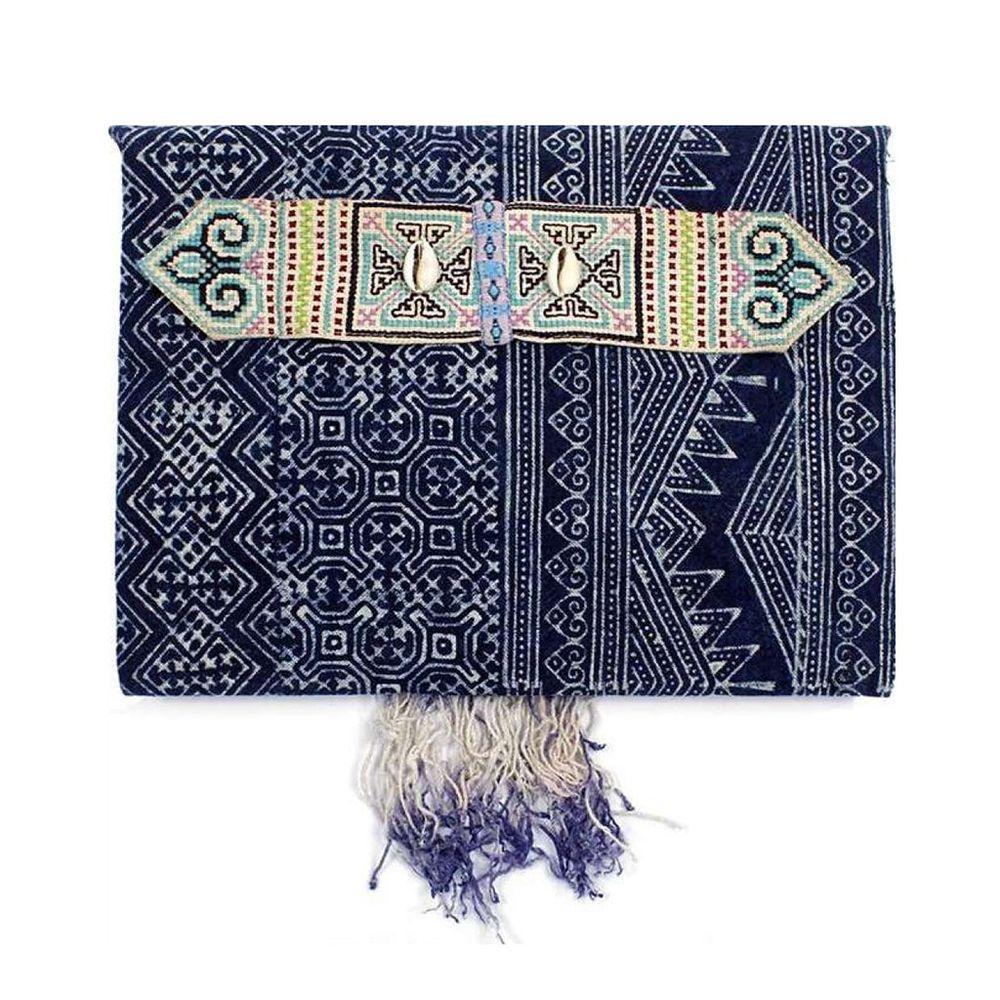 Batik Hmong Clutchcategory_Accessories from SLATE + SALT - SHOPELEOS