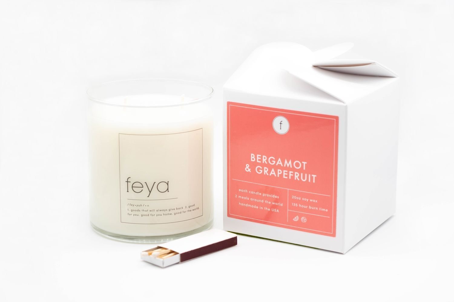 Bergamot & Grapefruitcategory_Decor from Feya Candle Co. - SHOPELEOS
