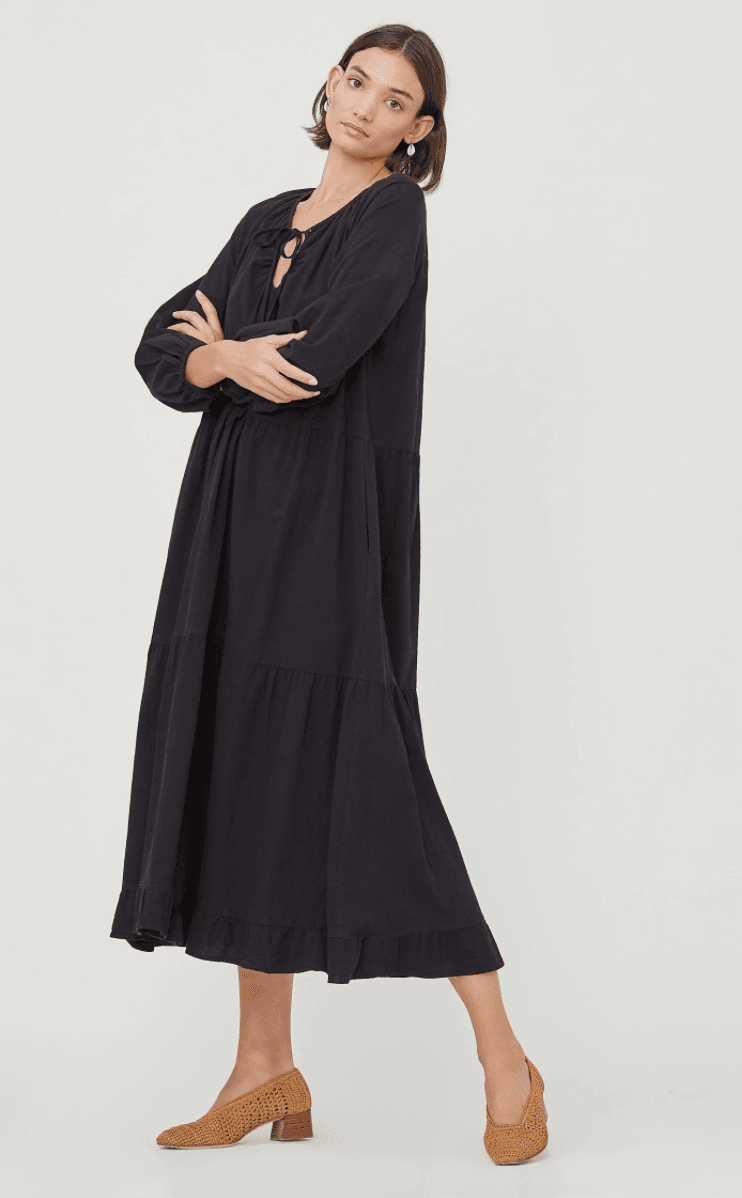 Berkeley Dress | Tar | LACAUSAcategory_Womens Clothing from Lacausa - SHOPELEOS