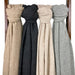 Black Handloom Cashmere Scarfcategory_Accessories from SLATE + SALT - SHOPELEOS
