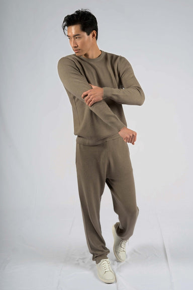 AARON Ethical Cashmere Crewneck Sweatercategory_Mens Clothing from CASHE Cashmere - SHOPELEOS