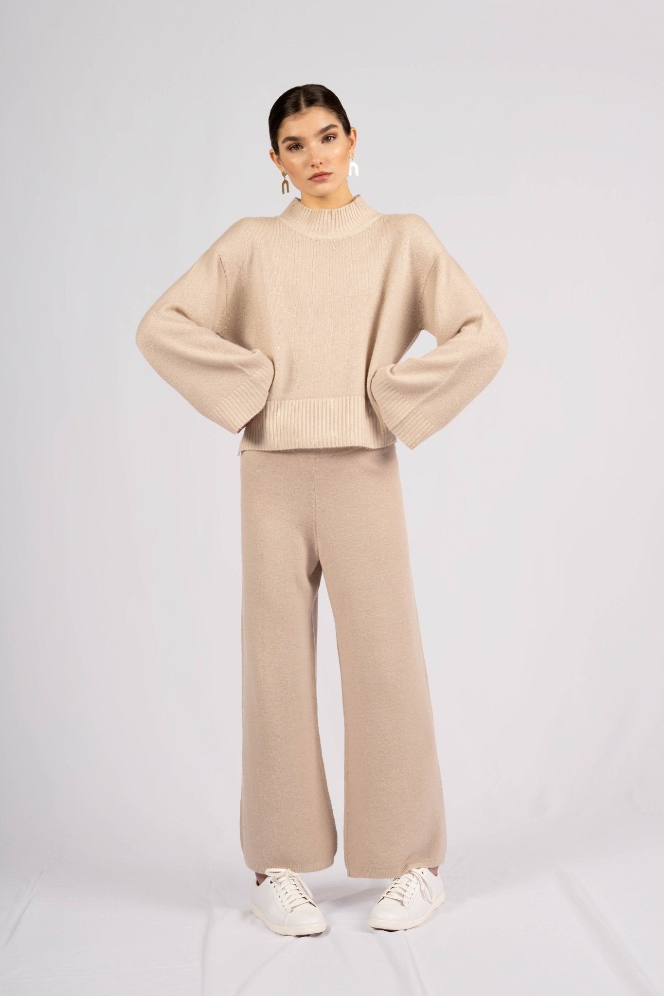 GINA Ethical Overized Cashmere Turtleneck Sweatercategory_Womens Clothing from CASHE Cashmere - SHOPELEOS