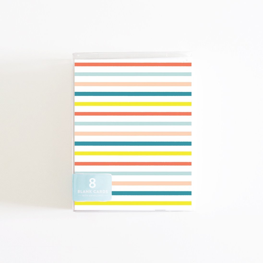 Colorful Stripes Boxed Set of 8 Cardscategory_Office & Desk Accessories from Joy Paper Co. - SHOPELEOS