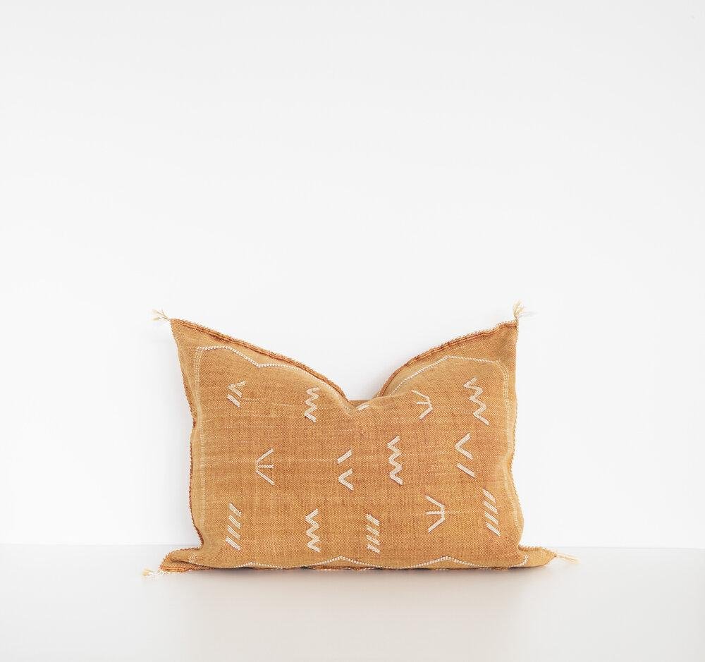 Moroccan Sabra Cactus Silk Pillow Cover 23category_Decor from Creative Women - SHOPELEOS