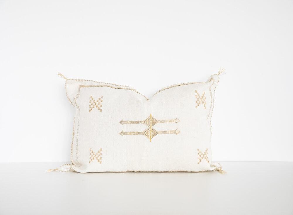 Moroccan Sabra Cactus Silk Pillow Cover 24category_Decor from Creative Women - SHOPELEOS