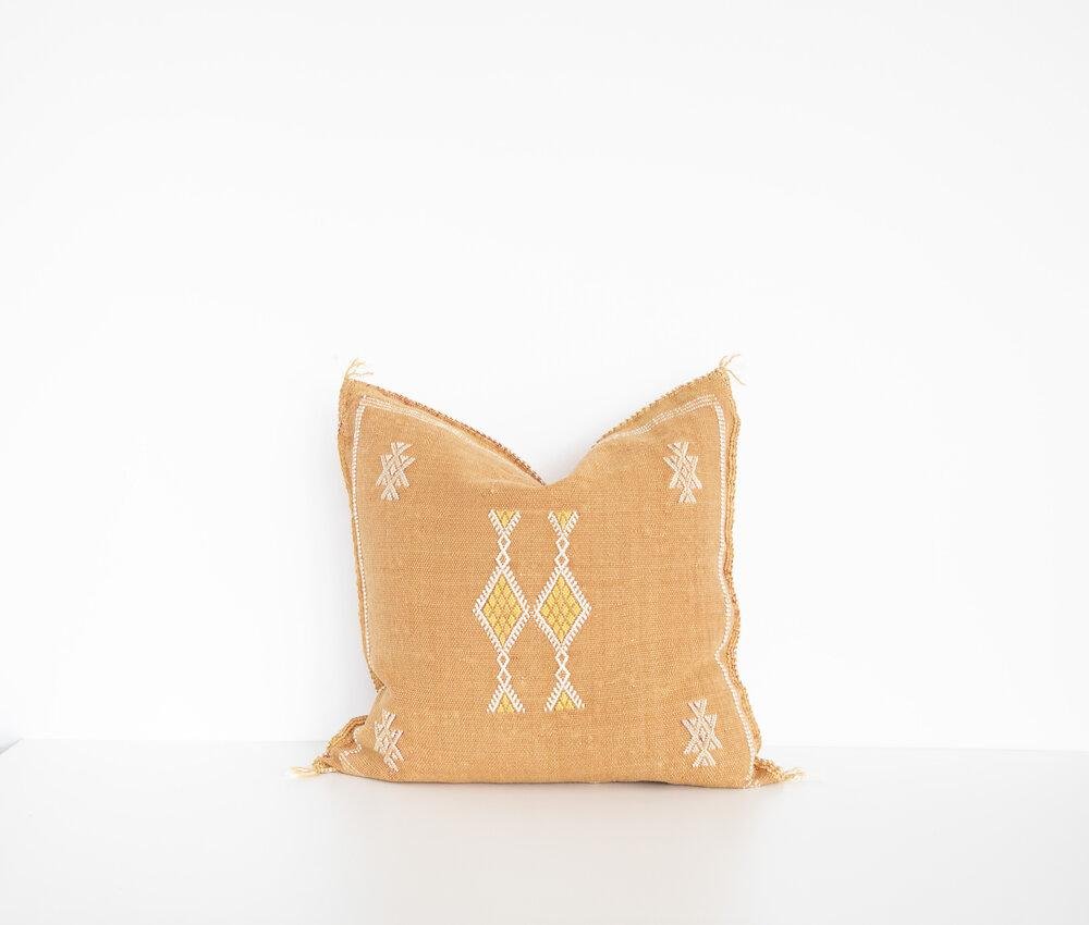 Moroccan Sabra Cactus Silk Pillow Cover 34category_Decor from Creative Women - SHOPELEOS