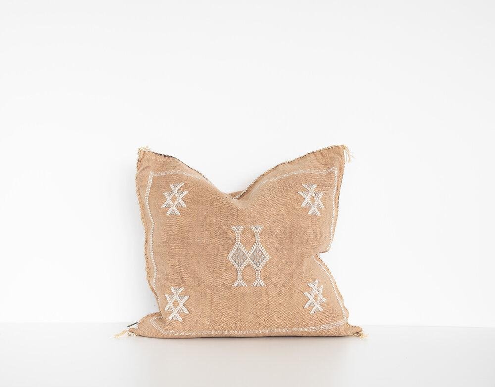 Moroccan Sabra Cactus Silk Pillow Cover 36category_Decor from Creative Women - SHOPELEOS