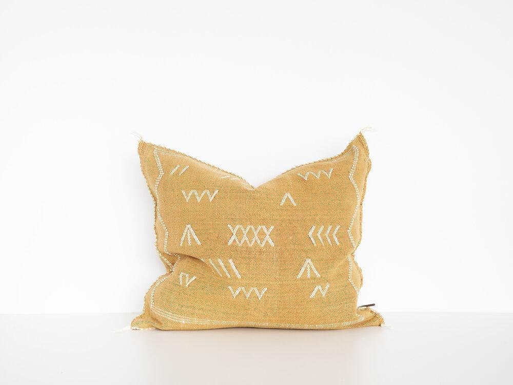 Moroccan Sabra Cactus Silk Pillow Cover 38category_Decor from Creative Women - SHOPELEOS