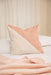 Diagonal Basic Guayaba Pink + Cream Pillowcategory_Décor from Zuahaza - SHOPELEOS