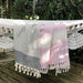 Diamond Stripe Turkish Towelcategory_Bedding & Bath from SLATE + SALT - SHOPELEOS