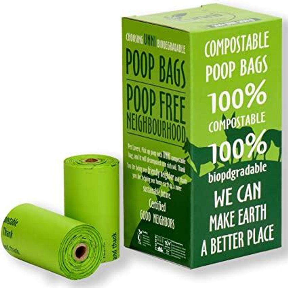 Dog Waste Bags - Compostable, 120 countcategory_Kitchen & Dining from Kiwi Eco Box - SHOPELEOS