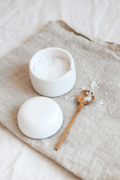 Salt Box + Spoon | Earthencategory_Kitchen & Dining from Earthen - SHOPELEOS