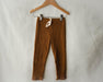 Ribbed Brown Cotton Pants from Eorthe Baby - SHOPELEOS