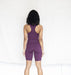 High-rise bike short by Girlfriend Collective | Plumcategory_Womens Clothing from Girlfriend Collective - SHOPELEOS