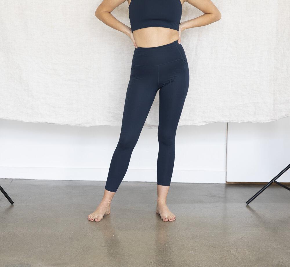 High-rise pocket legging by Girlfriend Collective | Midnightcategory_Womens Clothing from Girlfriend Collective - SHOPELEOS