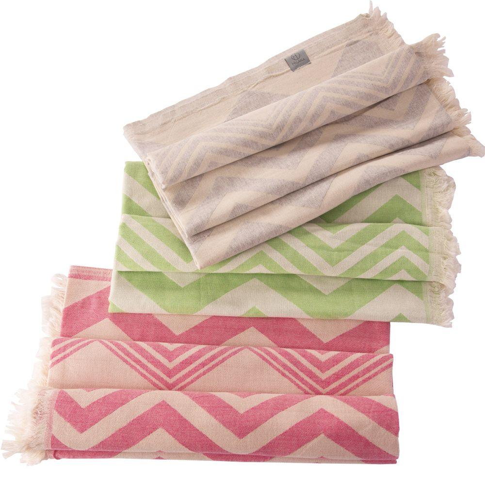 Mersin Eco-friendly Ultra Soft Chevron Towel - Greycategory_Bedding & Bath from HILANA: Upcycled Cotton - SHOPELEOS