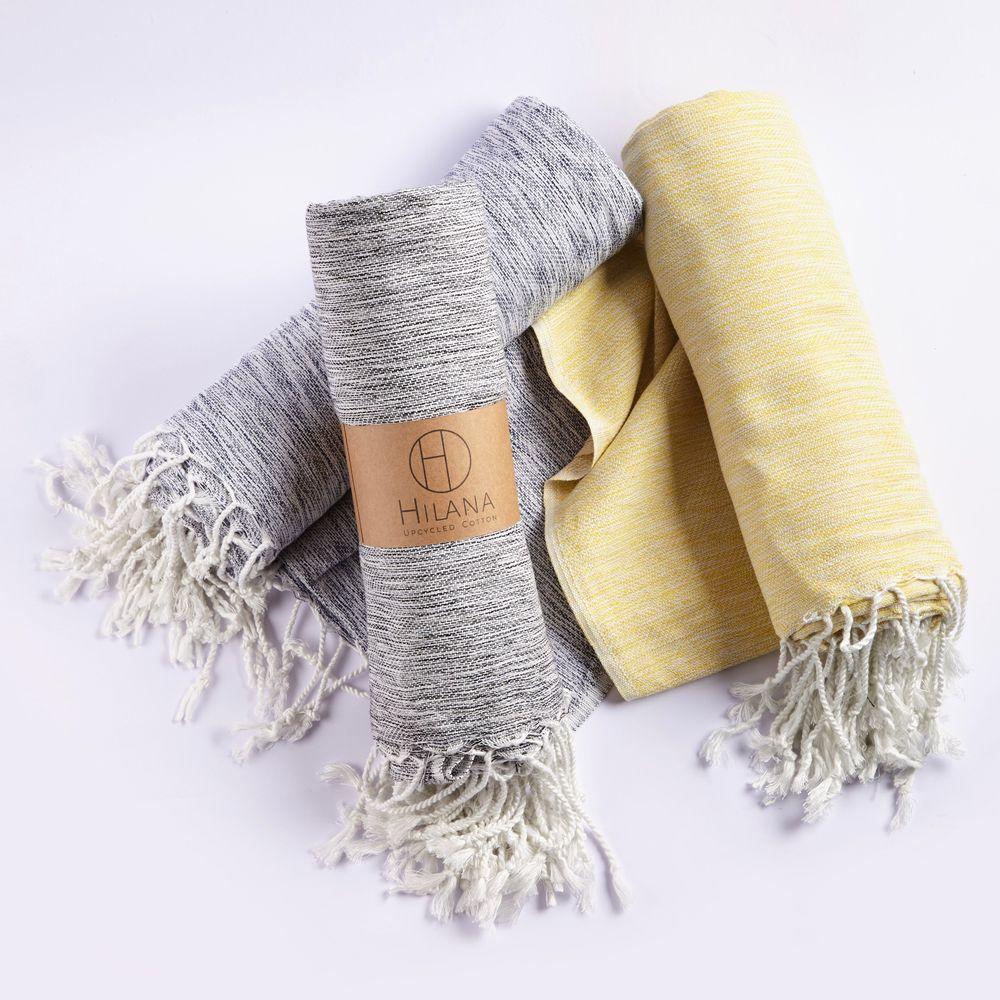 Yalova Ultra Soft Marbled Blanket Throw - Bluecategory_Décor from HILANA: Upcycled Cotton - SHOPELEOS