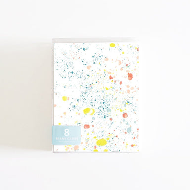 Paint Splatter Boxed Set of 8 Cardscategory_Office & Desk Accessories from Joy Paper Co. - SHOPELEOS