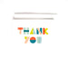 Thank You Shapes Boxed Set of 8 Cardscategory_Office & Desk Accessories from Joy Paper Co. - SHOPELEOS