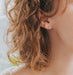 Herkimer Quartz "Diamond" Hoop Earringscategory_Accessories from Kind Karma Company - SHOPELEOS