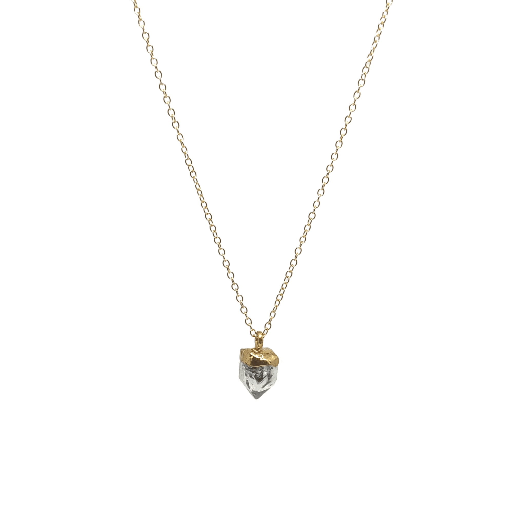 Herkimer Quartz "Diamond" Necklacecategory_Accessories from Kind Karma Company - SHOPELEOS