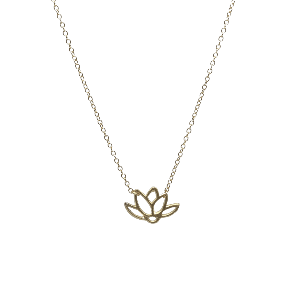 Lotus Necklacecategory_Accessories from Kind Karma Company - SHOPELEOS