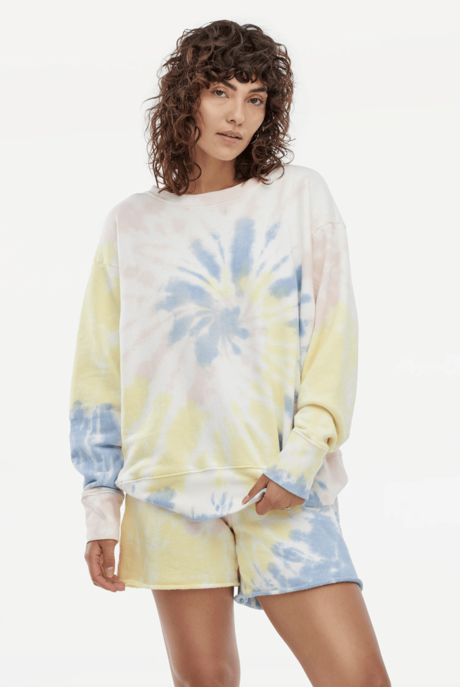 Slater Organic Cotton Sweatshirt | Tie Dye | Lacausacategory_Womens Clothing from Lacausa - SHOPELEOS