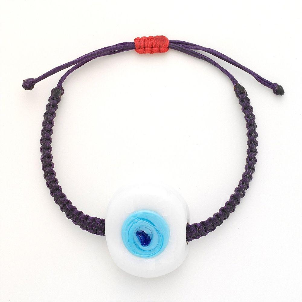 Fig Ceramic Evil Eye Bracelet from OIYA - SHOPELEOS