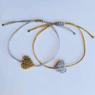 Metallic Heart Braceletcategory_Accessories from OIYA - SHOPELEOS
