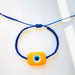 Plum Ceramic Evil Eye Bracelet from OIYA - SHOPELEOS