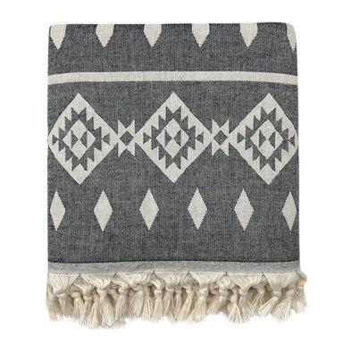 Tribal Turkish Throw Blanketcategory_Decor from SLATE + SALT - SHOPELEOS