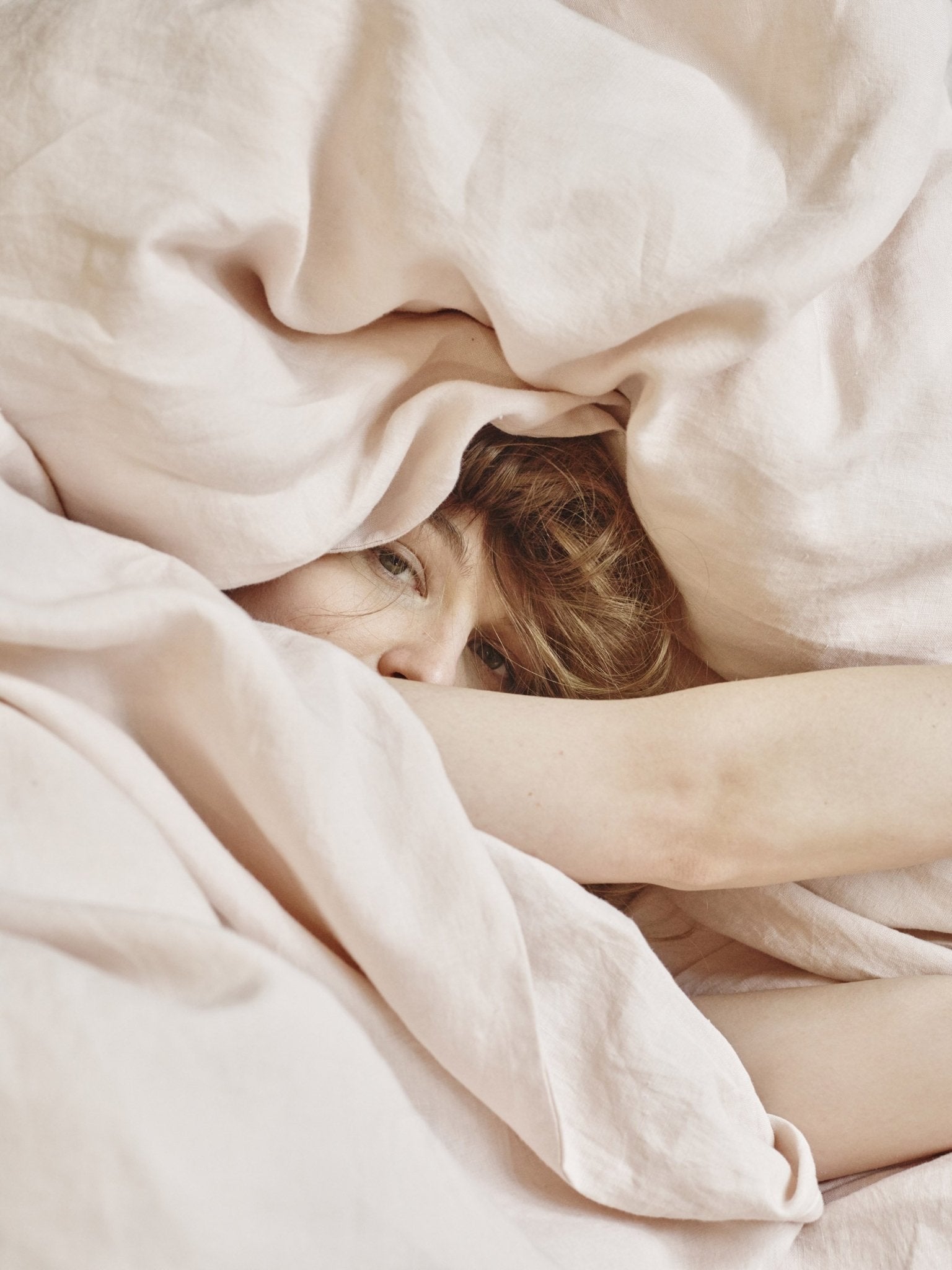 Marcel Linen Duvet Cover - Blushcategory_Bedding & Bath from SUNDAY MORNING - SHOPELEOS