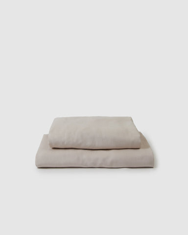 Marcel Linen Sheet Set - Blushcategory_Bedding & Bath from SUNDAY MORNING - SHOPELEOS