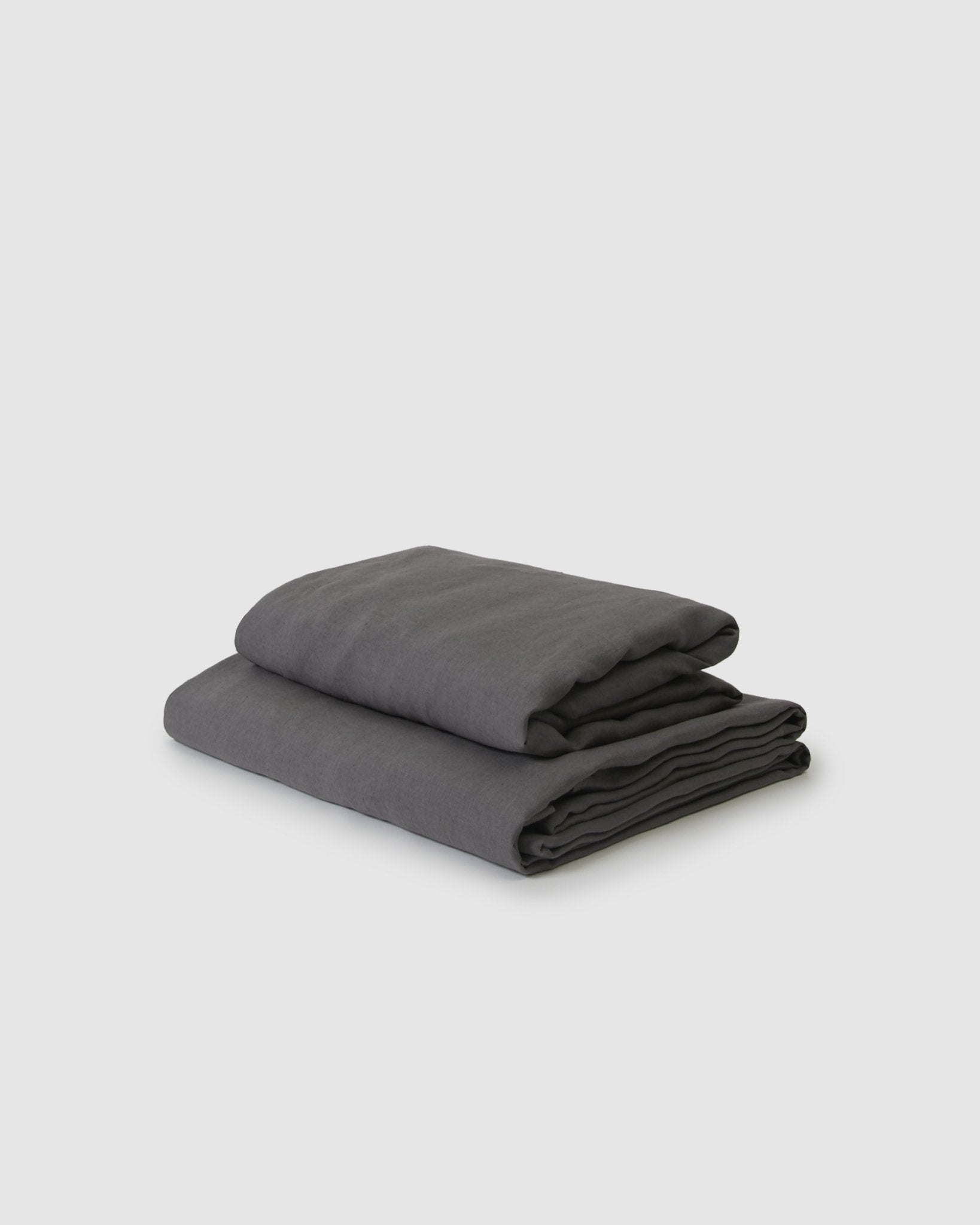 Marcel Linen Sheet Set - Stormcategory_Bedding & Bath from SUNDAY MORNING - SHOPELEOS