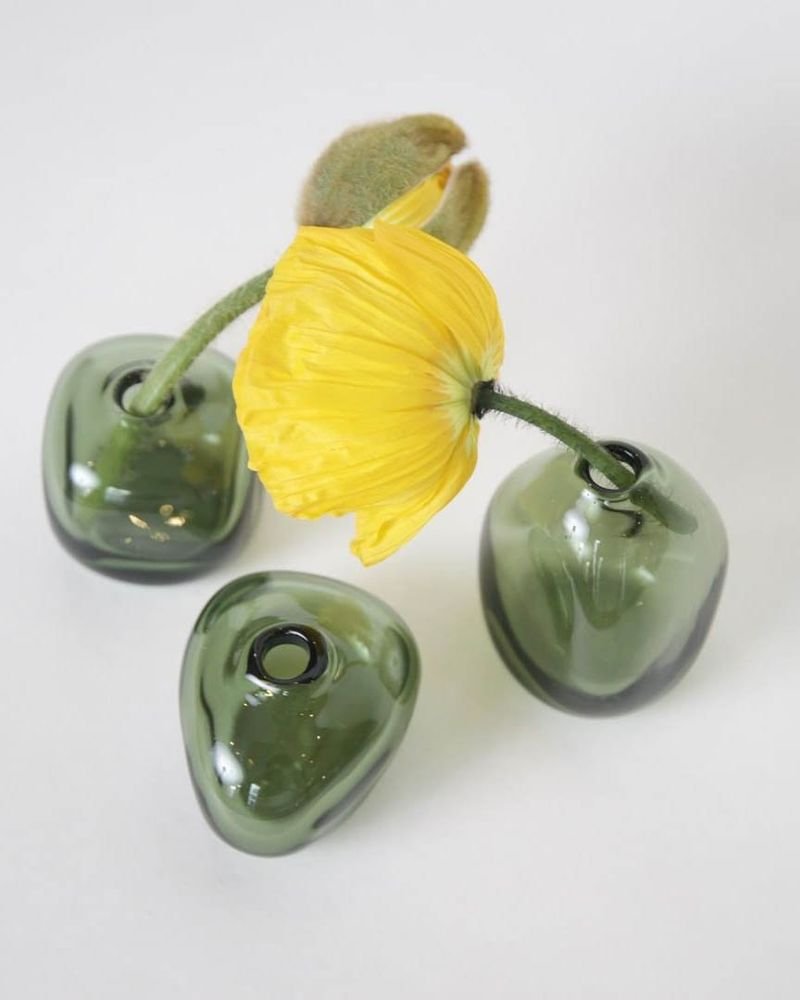 Trio of Kelly Bud Vases - Emeraldcategory_Decor from SUNDAY MORNING - SHOPELEOS