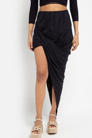 Sia Wrap Skirt (Midnight)category_Womens Clothing from THIS IS A LOVE SONG - SHOPELEOS