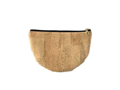 Paula Half-Moon Pouch In Natural Corkcategory_Accessories from Tzoma - SHOPELEOS