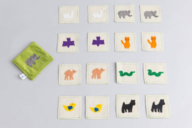 Land Animals Memory Gamecategory_Toys from Zeki Learning - SHOPELEOS