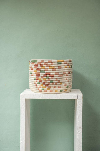 Guacamaya medium storage fique woven basketcategory_Decor from Zuahaza - SHOPELEOS